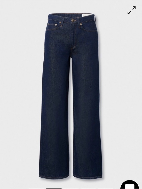 rag & bone Denim - rag & bone Featherweight Logan Mid-Rise Wide Leg Jeans in Rinse Wash • Size 26